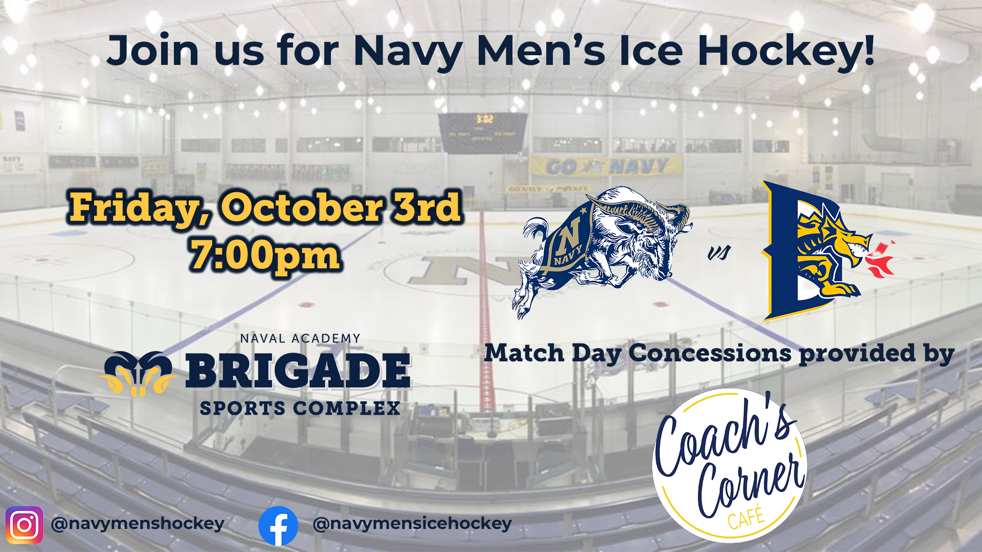 Men's Ice Hockey - USNA vs. Drexel