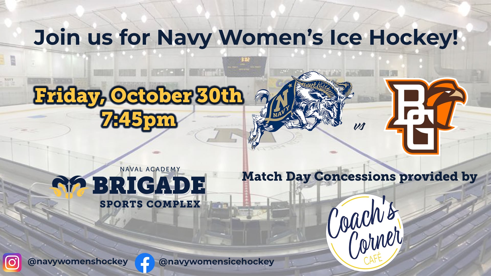 Navy Women’s Ice Hockey vs Bowling Green