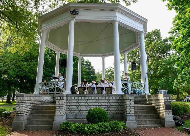 zimmerman bandstand at the usna
