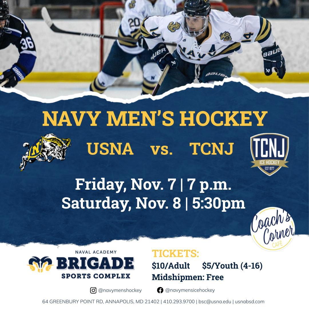 Men's Ice Hockey - USNA vs. TCNJ