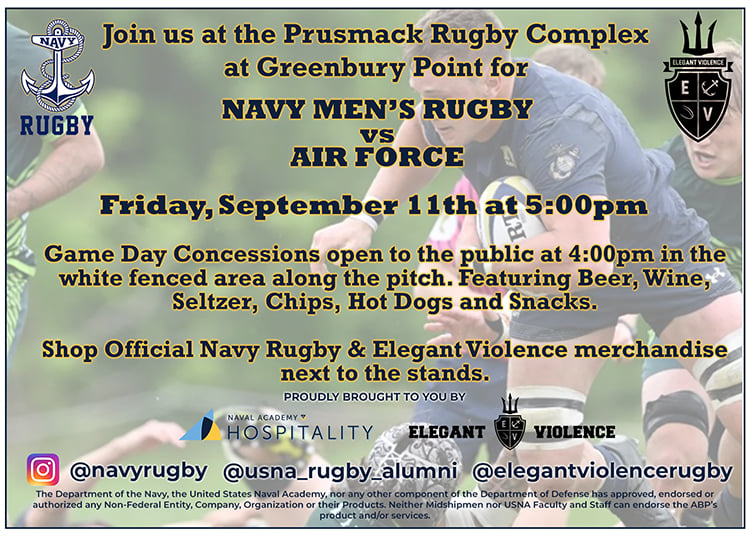 Navy Men's Rugby vs Air Force