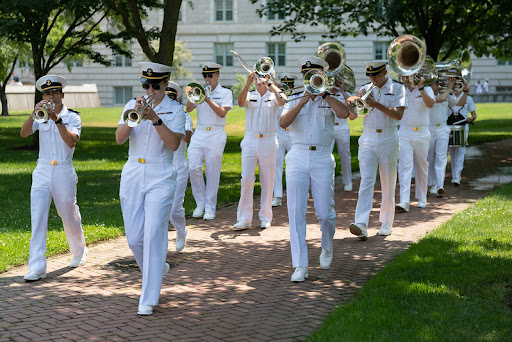 Commissioning Week: Hear the USNA Drum & Bugle Corps and Pipes and Drums