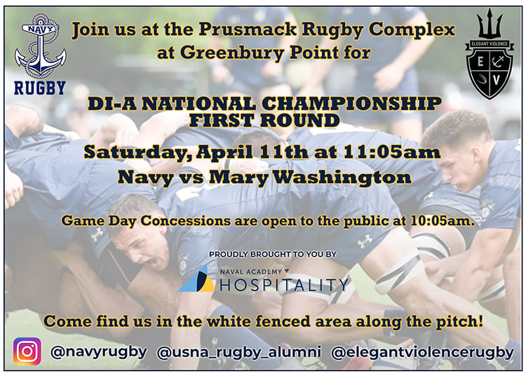 Rugby - Navy vs Mary Washington