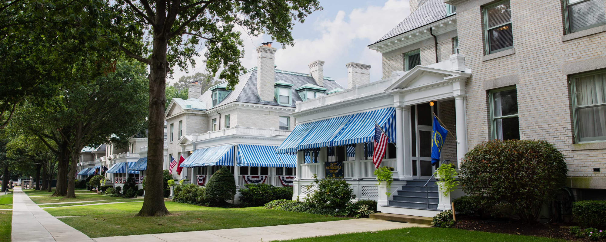 U.S. Naval Academy Captains Row: A Sneak Peek at Some of the Historic Homes on the Yard